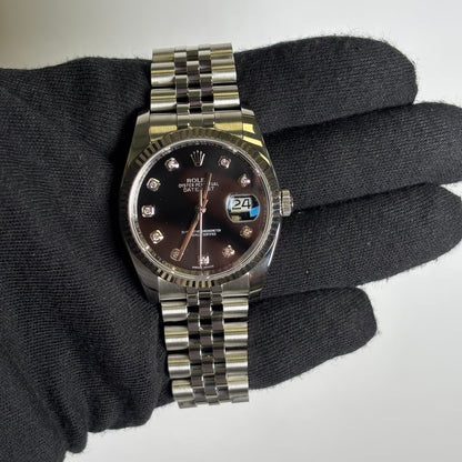 Rolex Datejust 36mm Black Dial Ref# 116234 - Happy Jewelers Fine Jewelry Lifetime Warranty