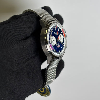 Breitling Top Time 41mm Blue Dial Watch Ref# AB0176 - Happy Jewelers Fine Jewelry Lifetime Warranty