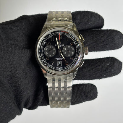 Breitling Premier 42mm Black Dial Ref# AB0145 - Happy Jewelers Fine Jewelry Lifetime Warranty