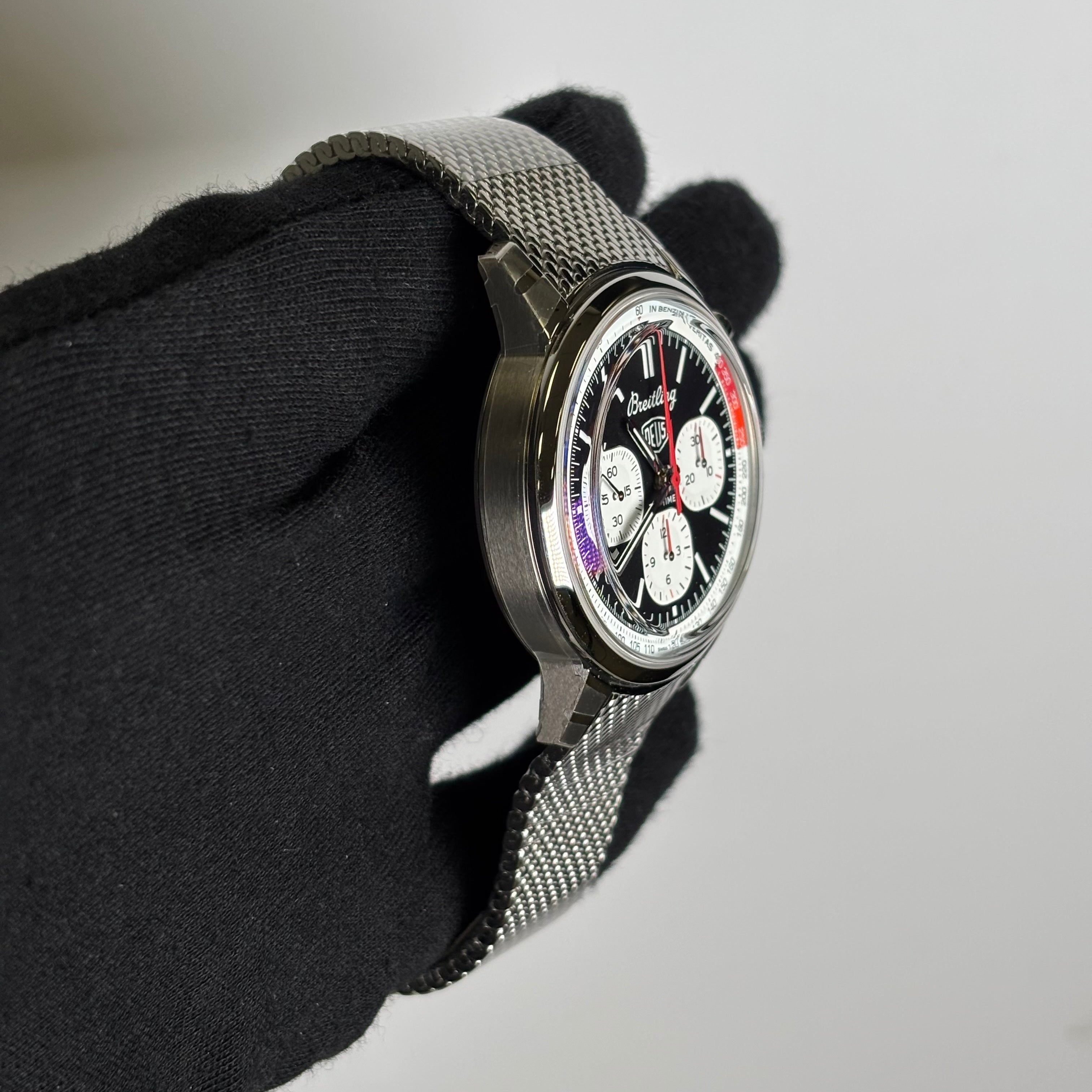 Breitling Top Time 41mm Black Dial Watch Ref# AB0176 - Happy Jewelers Fine Jewelry Lifetime Warranty