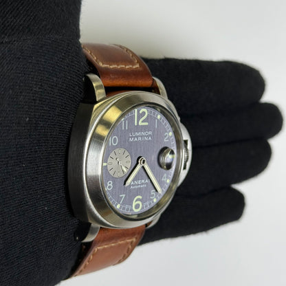 Panerai Luminor 44mm Blue Dial Watch Ref# PAM00086 - Happy Jewelers Fine Jewelry Lifetime Warranty