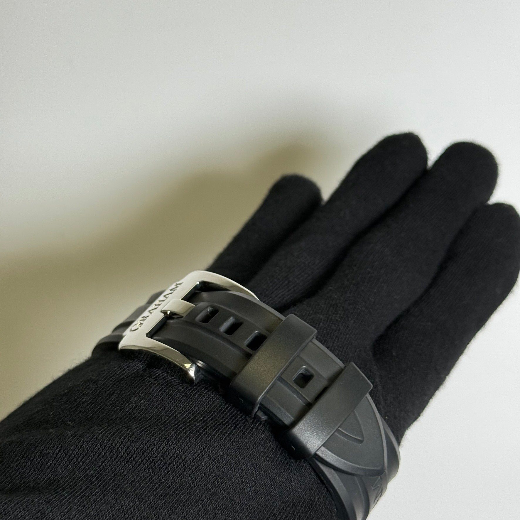 Graham Chronofighter 46mm Black Dial Watch Ref# 20VGS.B12A.K10B - Happy Jewelers Fine Jewelry Lifetime Warranty