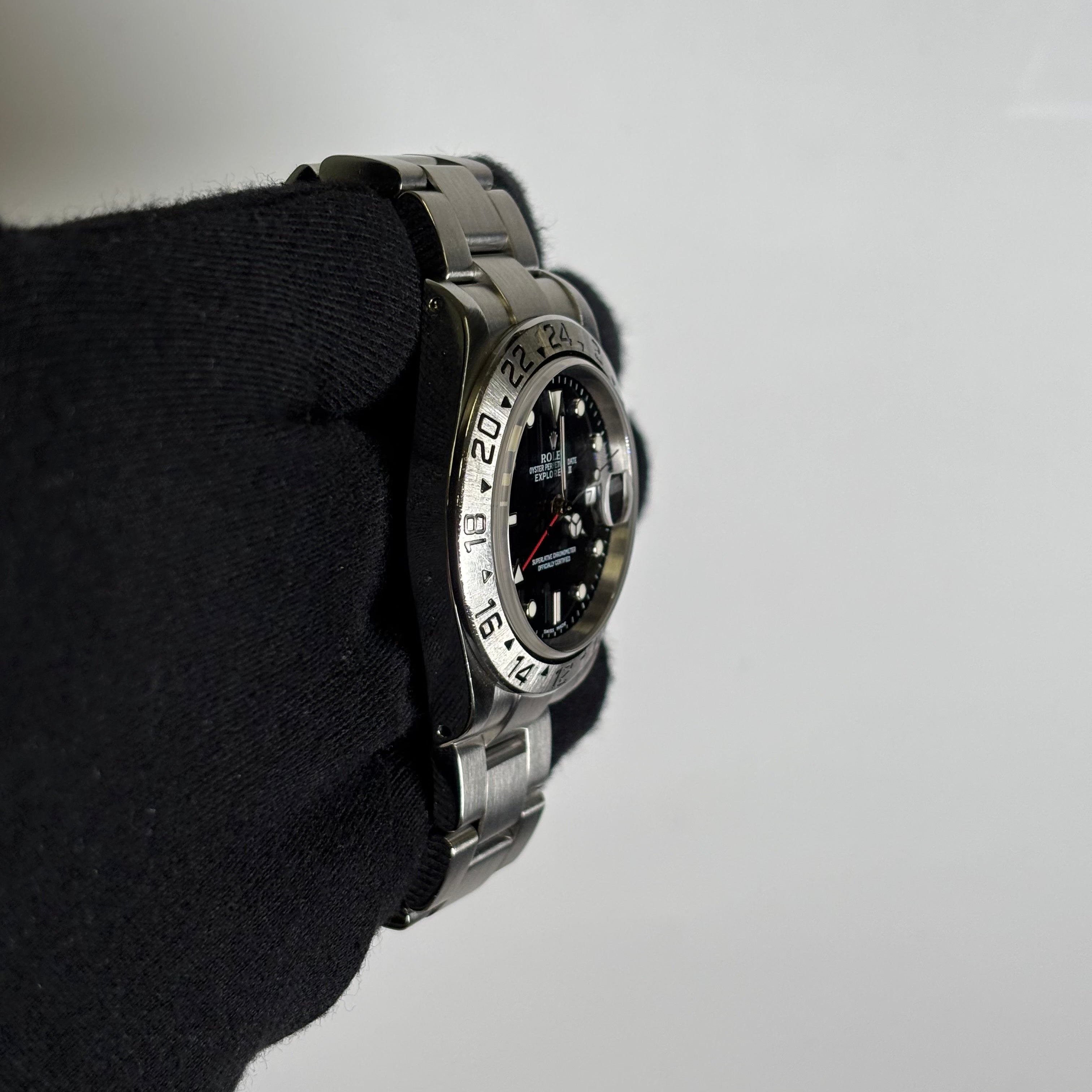 Rolex Explorer II 40mm Black Dial Watch Ref# 16570 - Happy Jewelers Fine Jewelry Lifetime Warranty