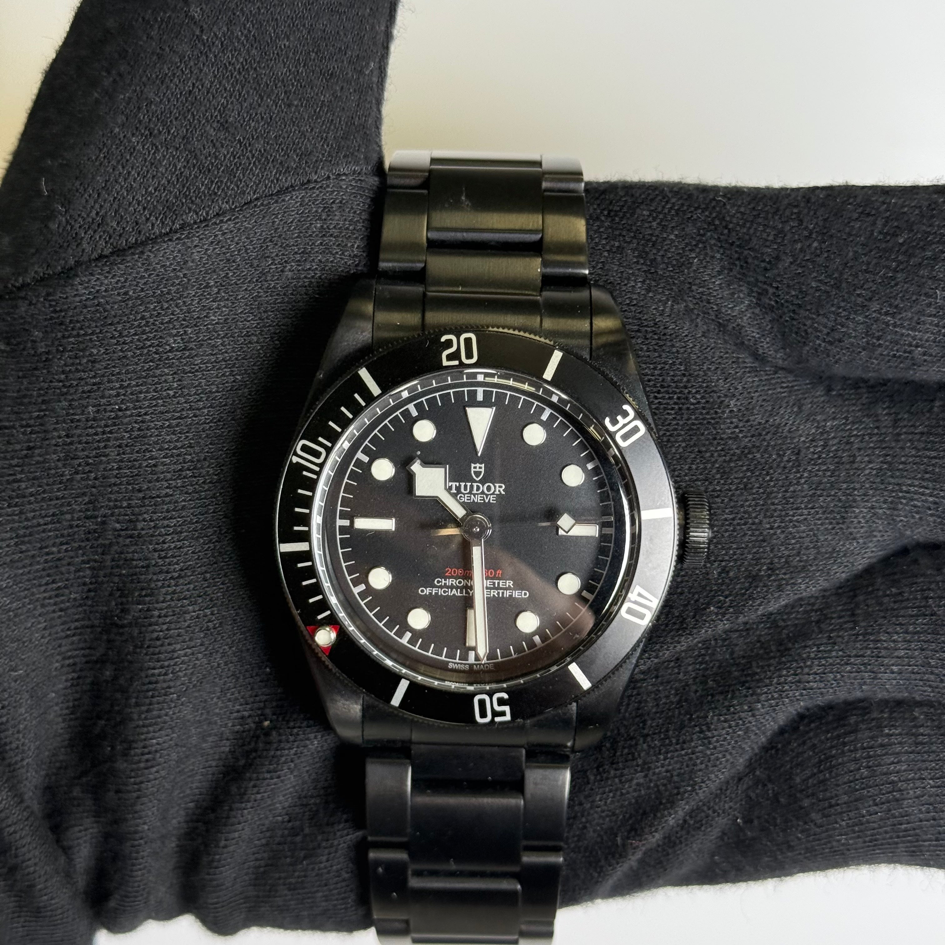 Tudor Black Bay 41mm Black Dial Watch Ref# 79230DK - Happy Jewelers Fine Jewelry Lifetime Warranty
