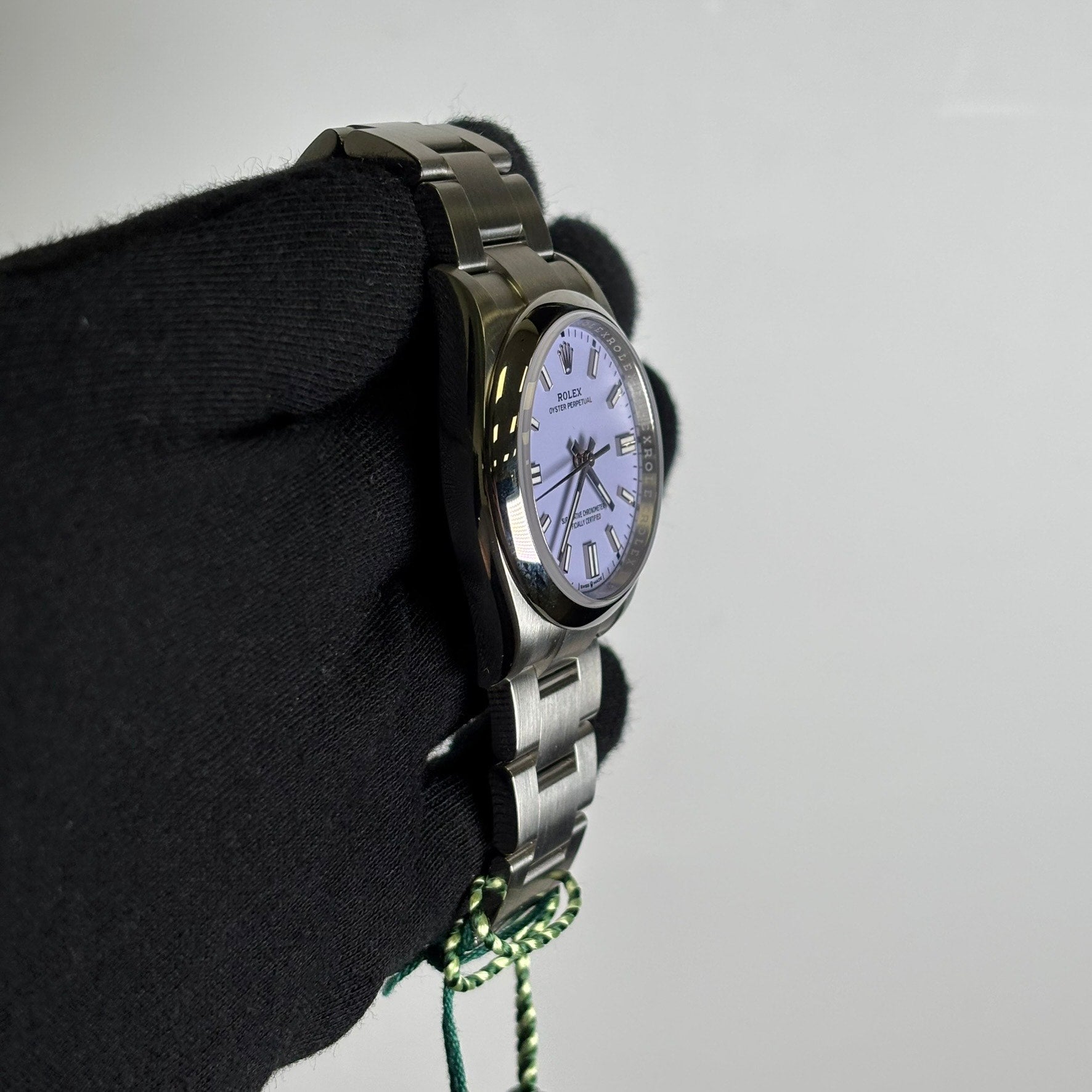 Rolex Oyster Perpetual 36mm Lavender Dial Watch Ref# 126000 - Happy Jewelers Fine Jewelry Lifetime Warranty