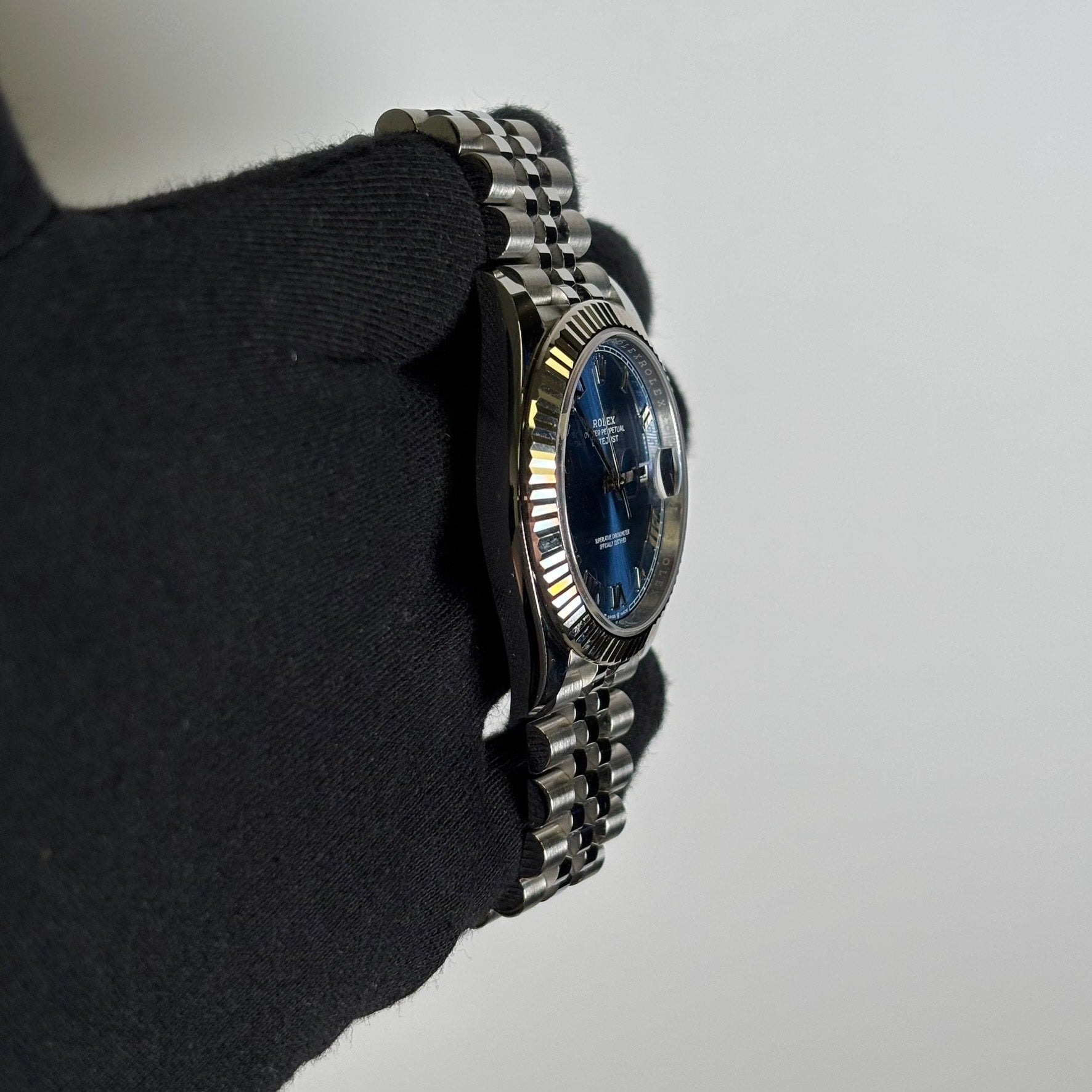 Rolex Datejust 41mm Blue Dial Watch Ref# 126334 - Happy Jewelers Fine Jewelry Lifetime Warranty