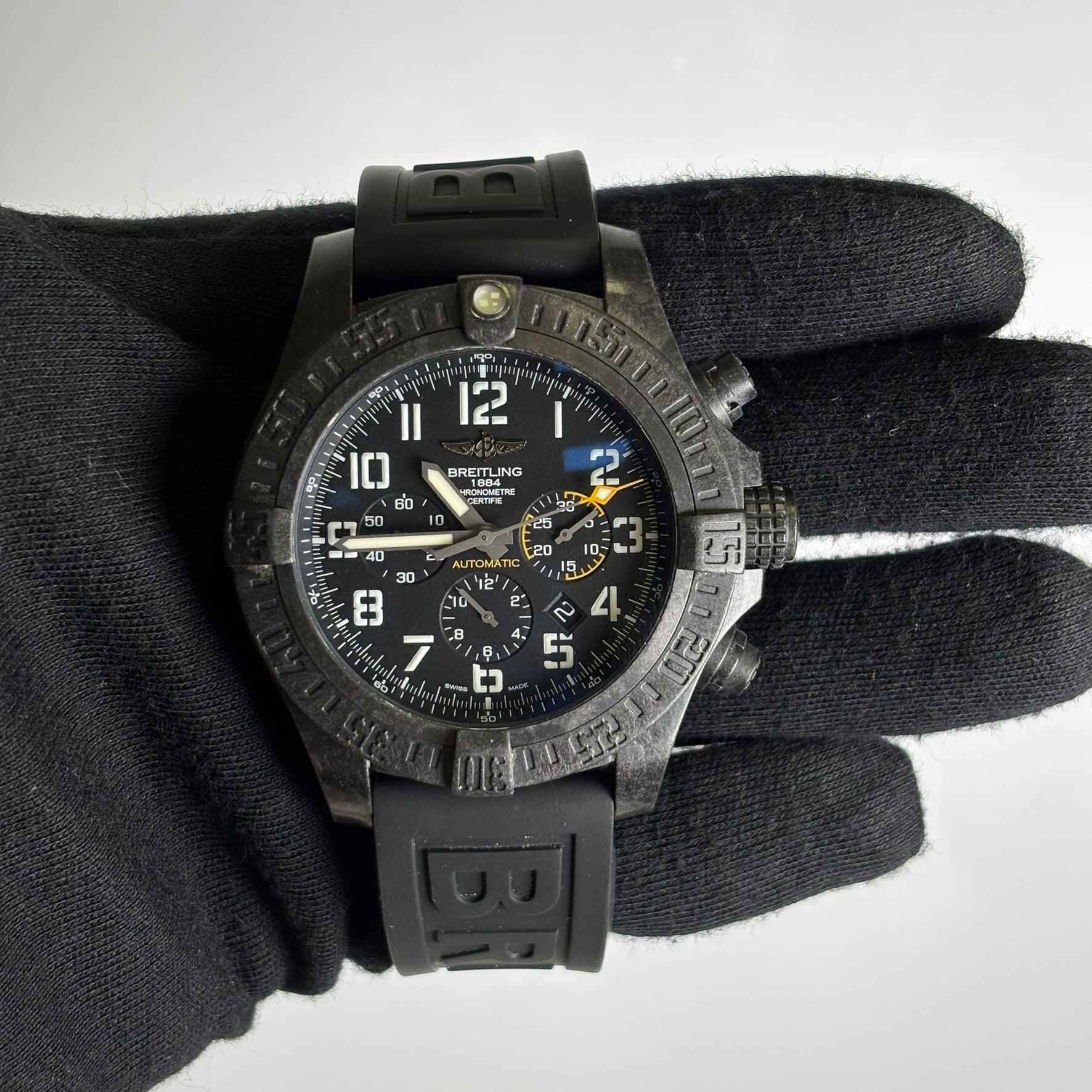 Breitling Avenger 50mm Black Dial Watch Ref# XB0170 - Happy Jewelers Fine Jewelry Lifetime Warranty