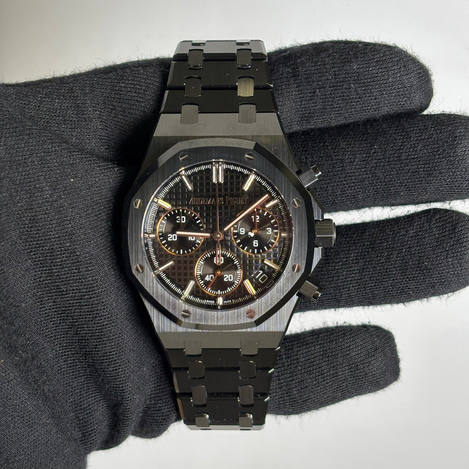 Audemars Piguet Royal Oak 41mm Black Dial Watch Ref# 26240CE.OO.1225CE.02 - Happy Jewelers Fine Jewelry Lifetime Warranty