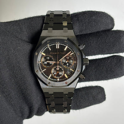 Audemars Piguet Royal Oak 41mm Black Dial Watch Ref# 26240CE.OO.1225CE.02 - Happy Jewelers Fine Jewelry Lifetime Warranty