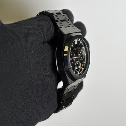 Audemars Piguet Royal Oak 41mm Black Dial Watch Ref# 26240CE.OO.1225CE.02 - Happy Jewelers Fine Jewelry Lifetime Warranty