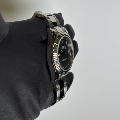 Rolex Datejust 41mm Black Dial Watch Ref# 116334 - Happy Jewelers Fine Jewelry Lifetime Warranty