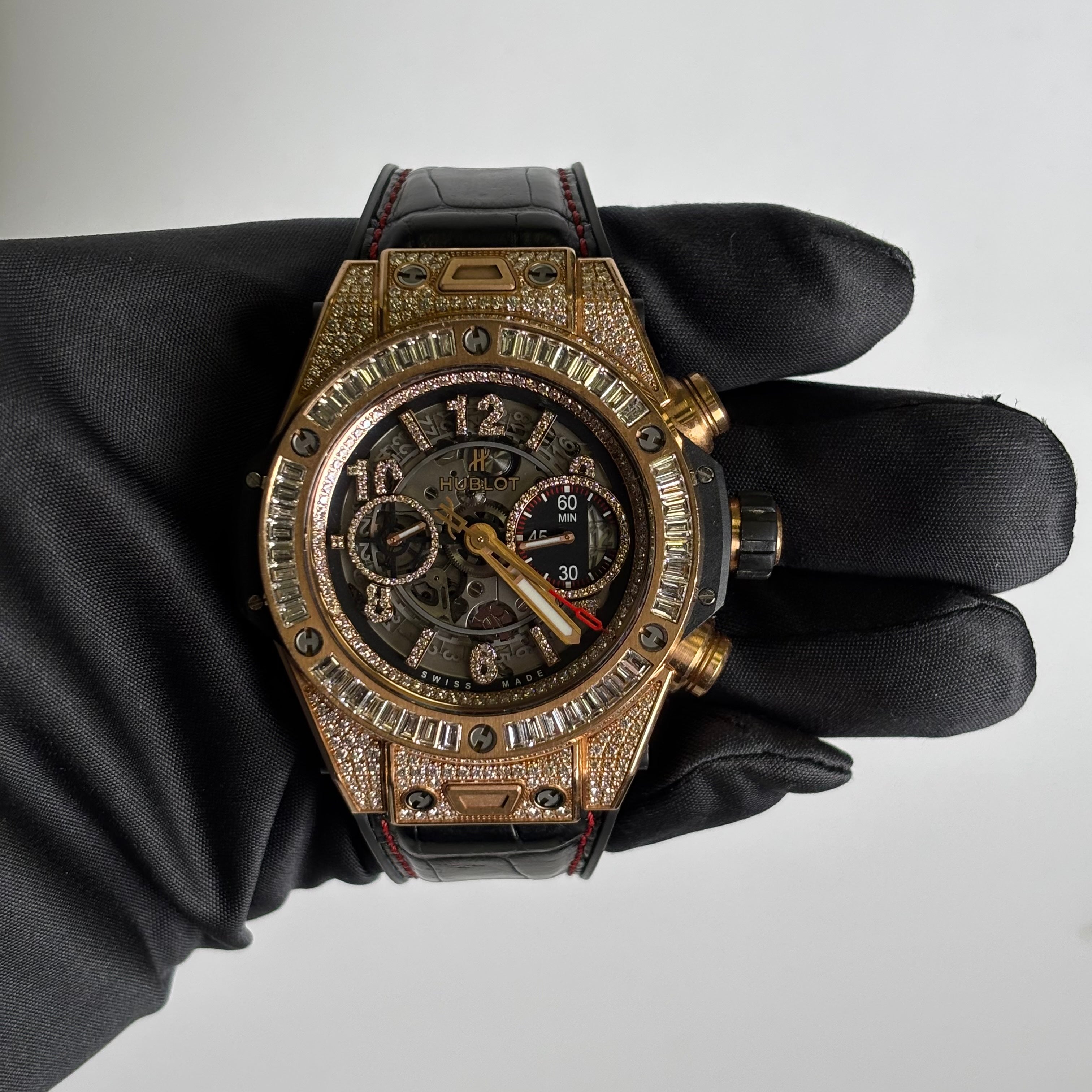 Hublot Big Bang 42mm Openwork Dial Watch Ref# 441.OX.1181.RX.0904 - Happy Jewelers Fine Jewelry Lifetime Warranty