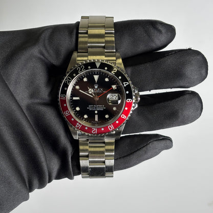 Rolex GMT-Master II 40mm Black Dial Watch Ref# 16710 - Happy Jewelers Fine Jewelry Lifetime Warranty