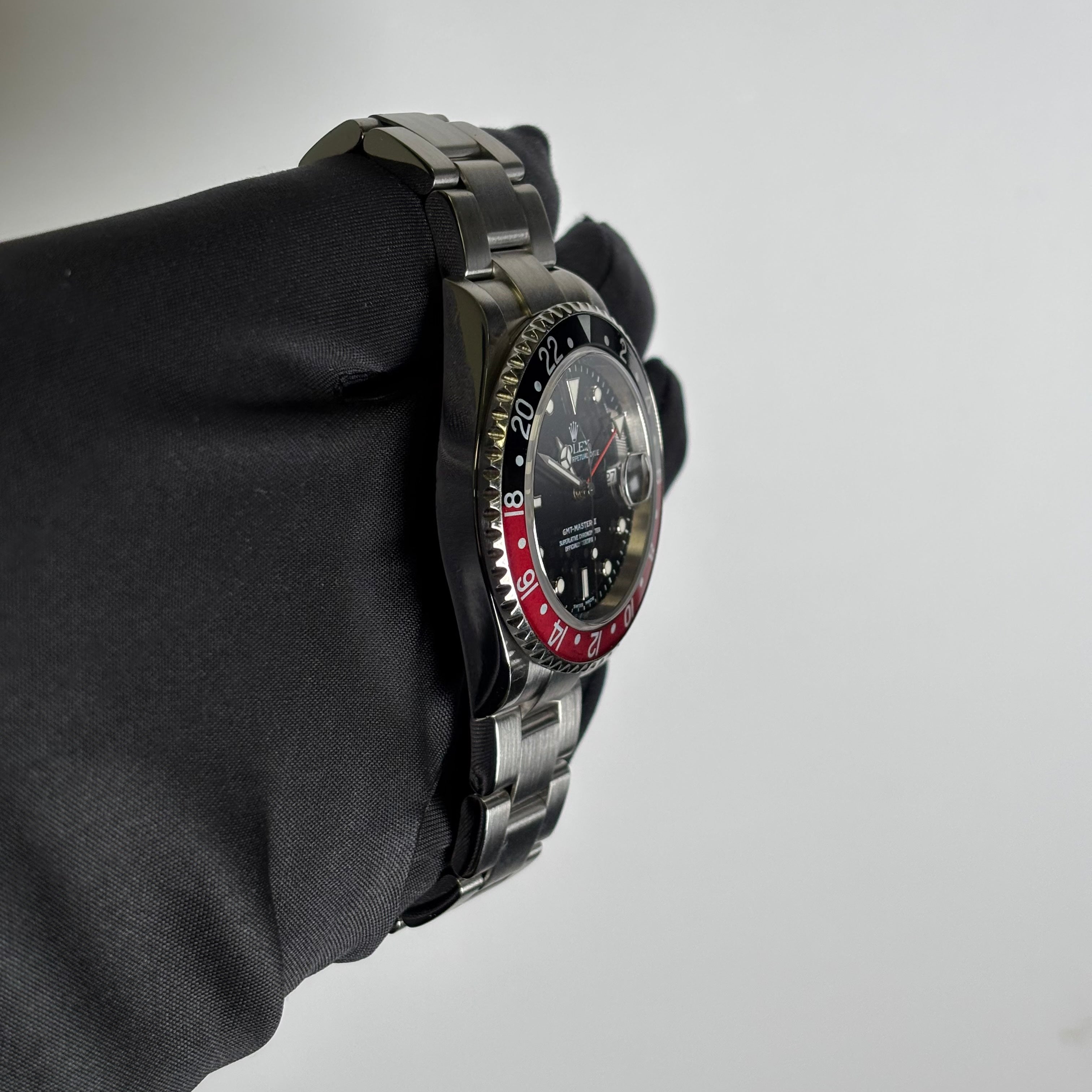 Rolex GMT-Master II 40mm Black Dial Watch Ref# 16710 - Happy Jewelers Fine Jewelry Lifetime Warranty