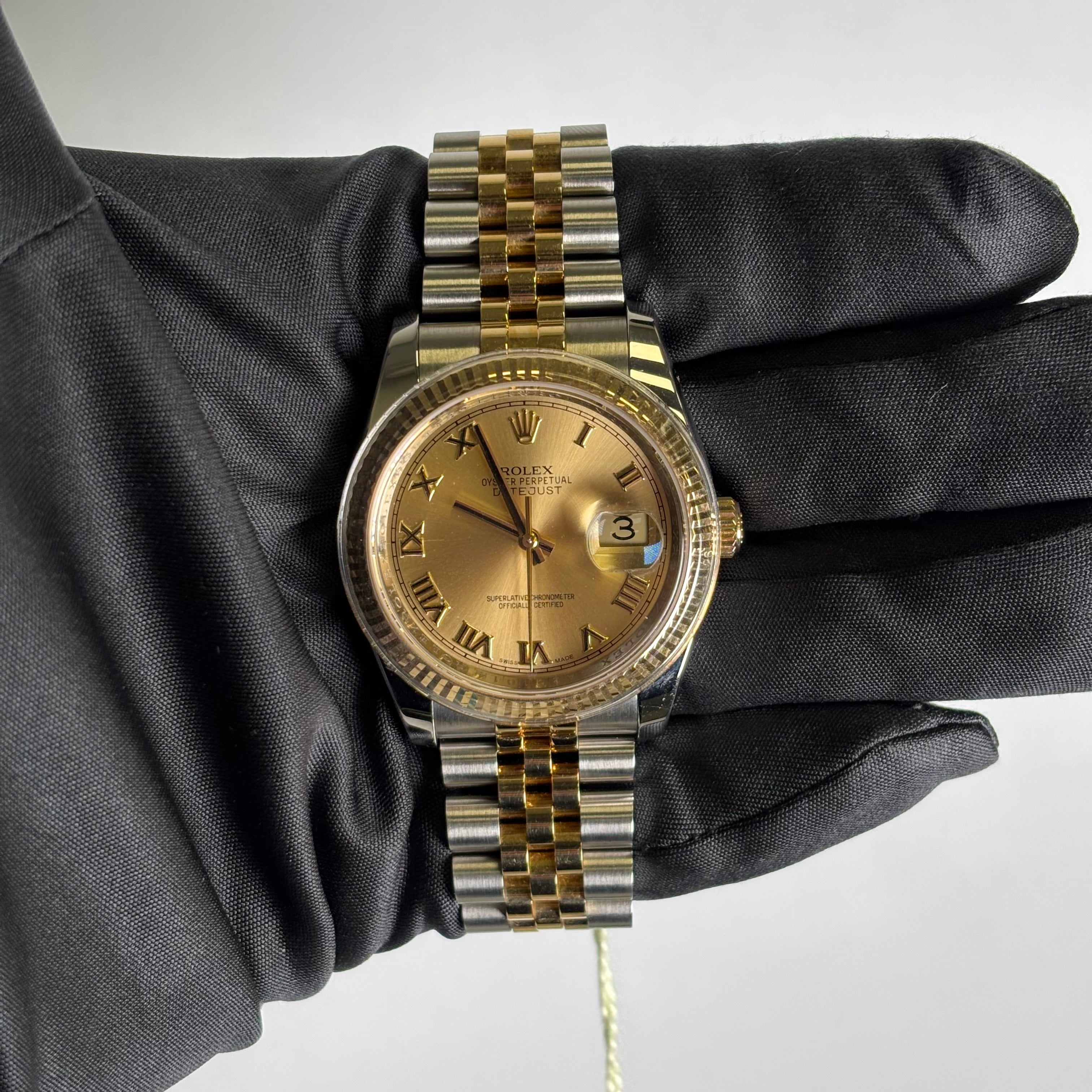 Rolex Datejust 36mm Champagne Dial Ref# 116233 - Happy Jewelers Fine Jewelry Lifetime Warranty