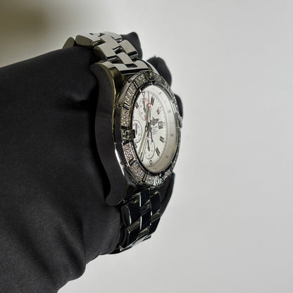 Breitling Super Avenger 48mm White Dial Watch Ref# A13370 - Happy Jewelers Fine Jewelry Lifetime Warranty