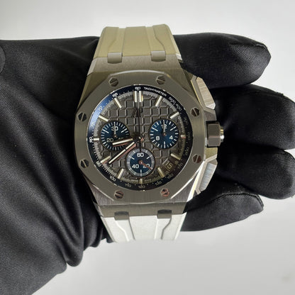 Audemars Piguet Royal Oak 43mm Grey Dial Watch Ref# 26420IO.OO.A009CA.01 - Happy Jewelers Fine Jewelry Lifetime Warranty