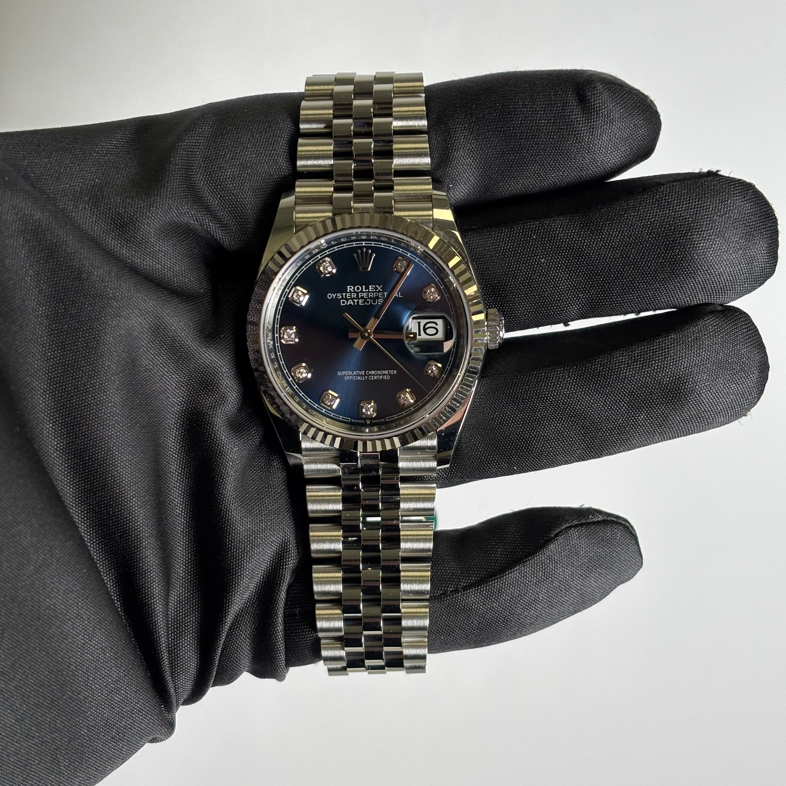 Rolex Datejust 36mm Blue Dial Watch Ref# 126234 - Happy Jewelers Fine Jewelry Lifetime Warranty