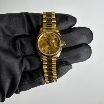 Rolex Datejust 26mm Champagne Dial Watch Ref# 69178 - Happy Jewelers Fine Jewelry Lifetime Warranty
