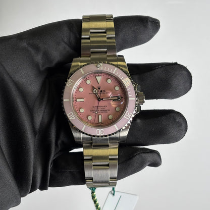 Rolex Submariner 40mm Pink Dial Watch Ref# 116610LN - Happy Jewelers Fine Jewelry Lifetime Warranty