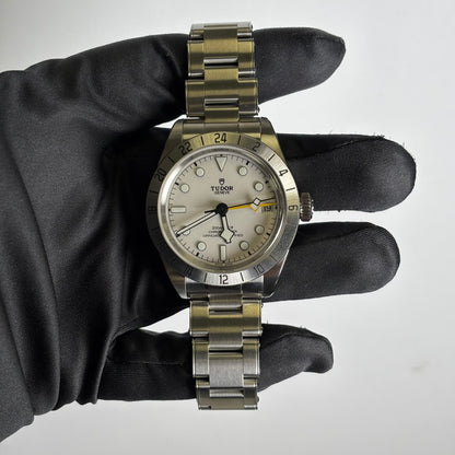 Tudor Black Bay 39mm White Dial Watch Ref# 79470 - Happy Jewelers Fine Jewelry Lifetime Warranty