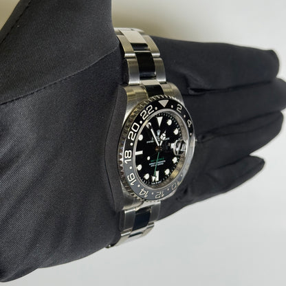 Rolex GMT-Master II 40mm Black Dial Watch Ref# 126710GRNR - Happy Jewelers Fine Jewelry Lifetime Warranty