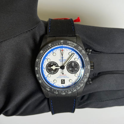 Tudor Black Bay 42mm White Dial Watch Ref# 79377KN - Happy Jewelers Fine Jewelry Lifetime Warranty