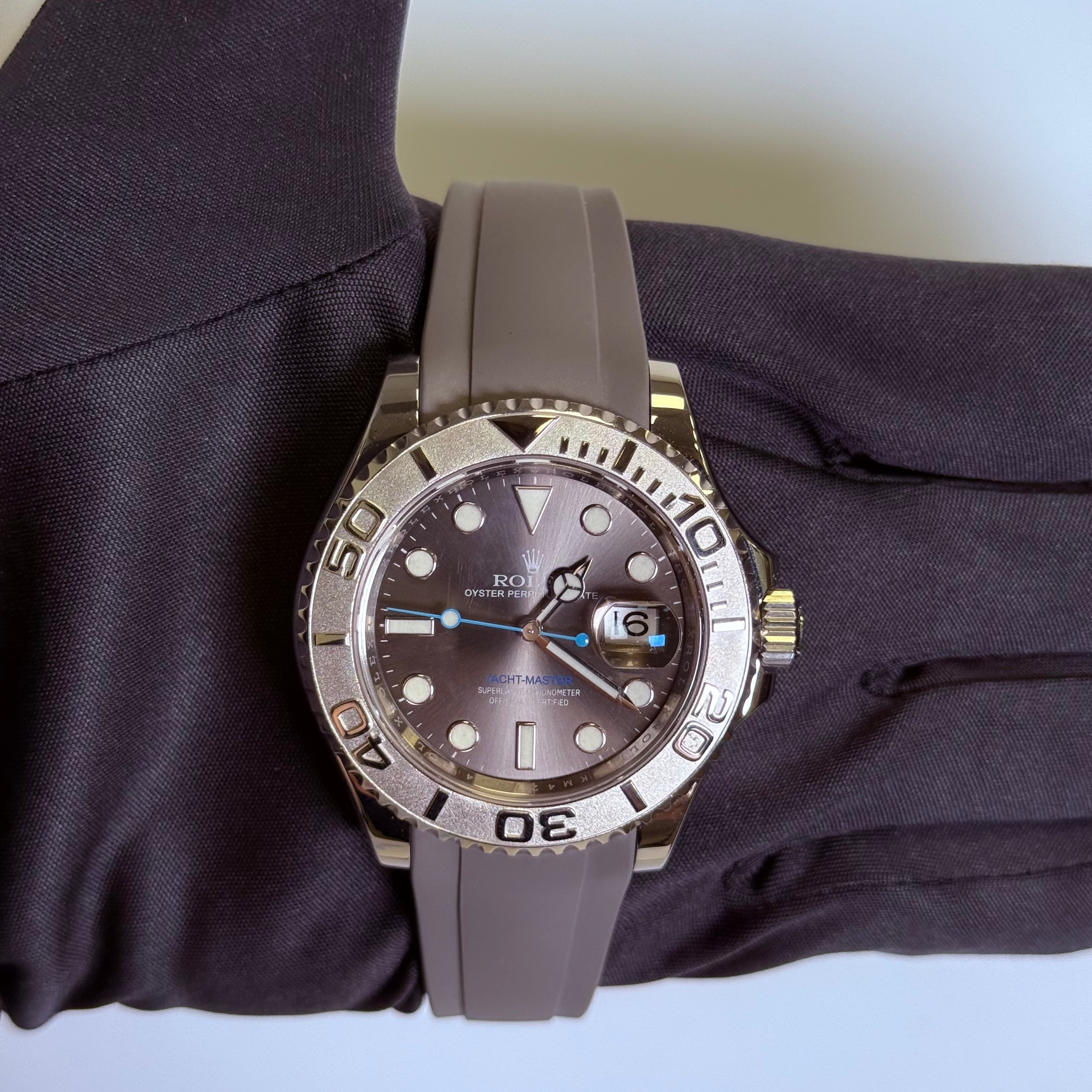 Rolex Yacht-Master 40mm Rhodium Dial Watch Ref# 126622 - Happy Jewelers Fine Jewelry Lifetime Warranty