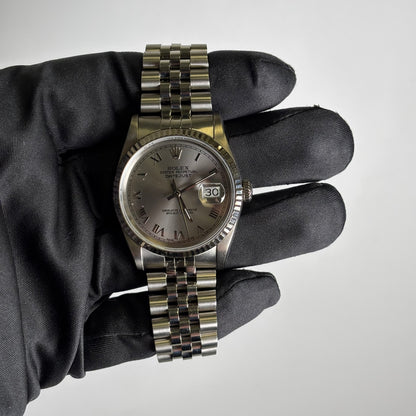 Rolex Datejust 36mm Silver Dial Watch Ref# 16234 - Happy Jewelers Fine Jewelry Lifetime Warranty