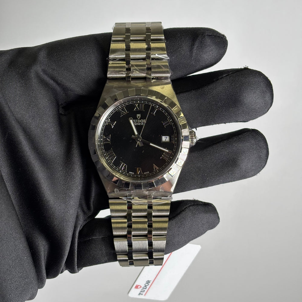 TUDOR  チューダー　ロイヤル　ブラック 38mm 28500 チューダー ロイヤル 38MM ブラックダイヤル 28500 - 腕時計専門店THE