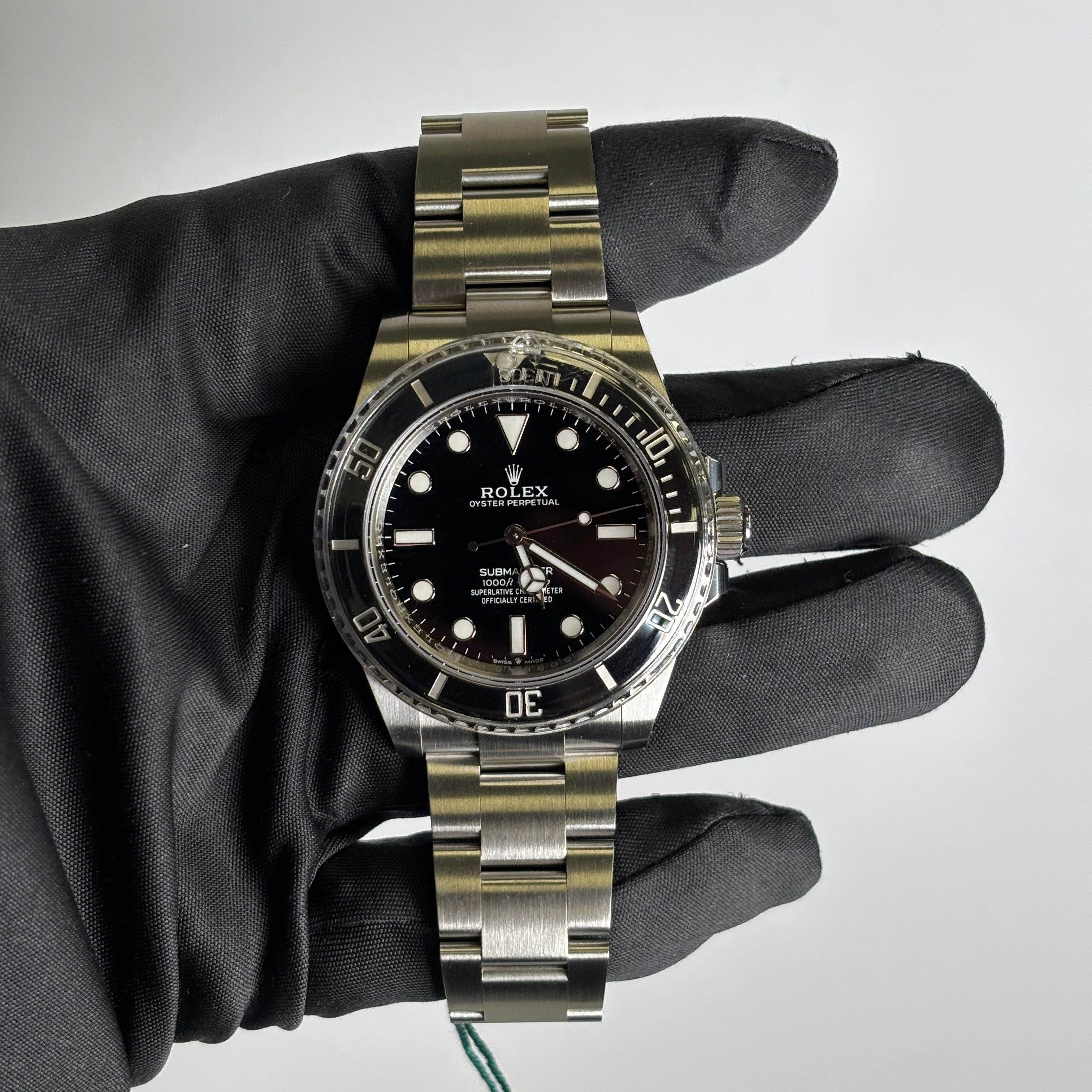 Rolex Submariner 41mm Black Dial Watch Ref# 124060 - Happy Jewelers Fine Jewelry Lifetime Warranty