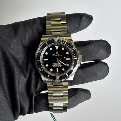 Rolex Submariner 41mm Black Dial Watch Ref# 124060 - Happy Jewelers Fine Jewelry Lifetime Warranty