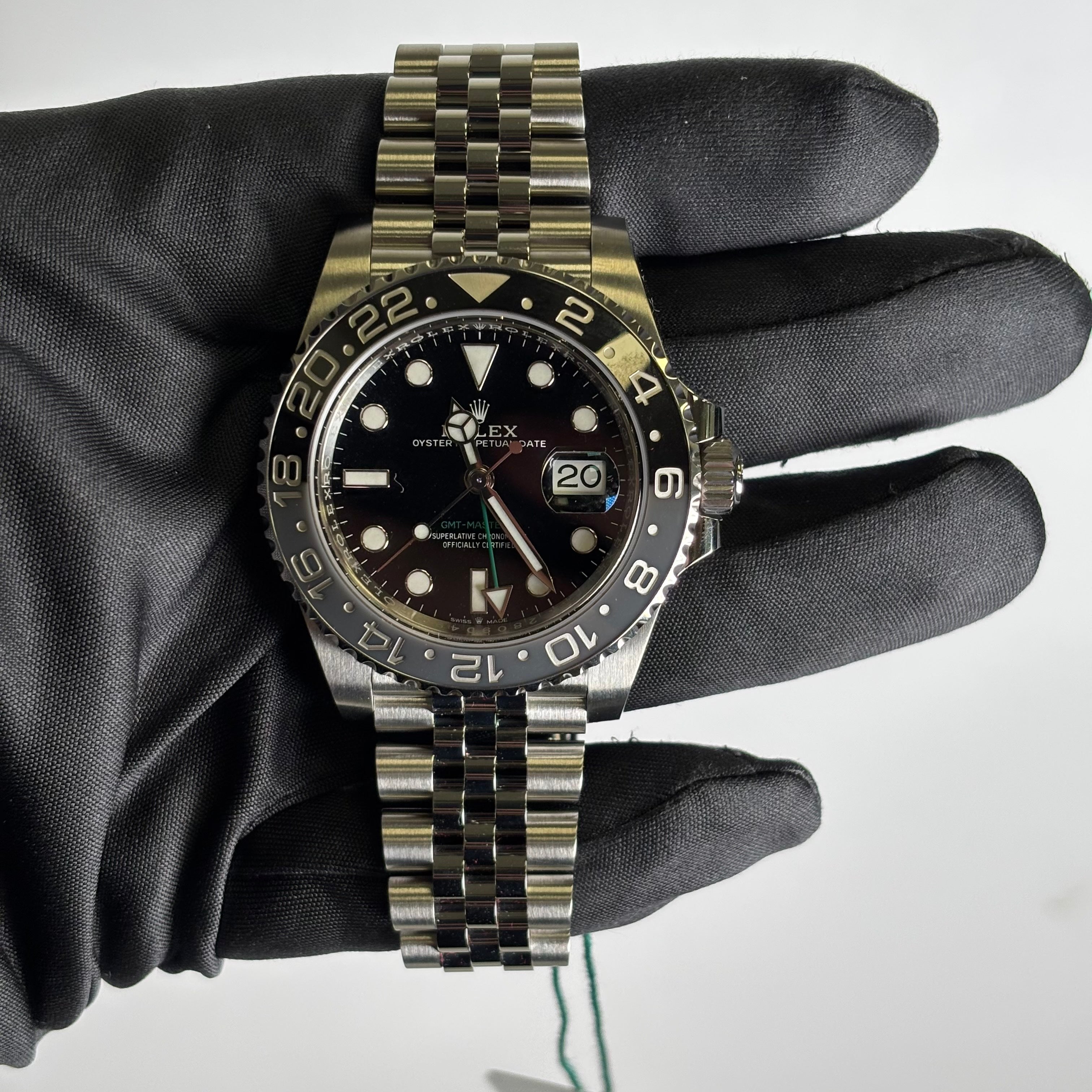 Rolex GMT-Master II 40mm Black Dial Ref# 126710GRNR - Happy Jewelers Fine Jewelry Lifetime Warranty