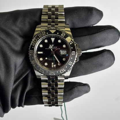 Rolex GMT-Master II 40mm Black Dial Ref# 126710GRNR - Happy Jewelers Fine Jewelry Lifetime Warranty