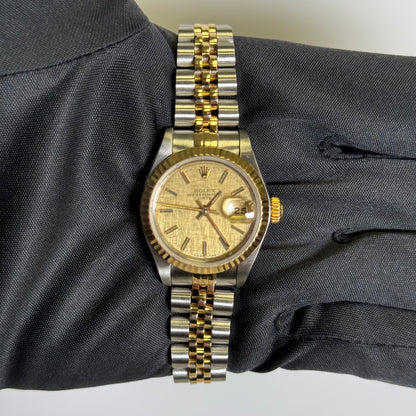 Rolex Datejust 26mm Champagne Dial Watch Ref# 69173 - Happy Jewelers Fine Jewelry Lifetime Warranty