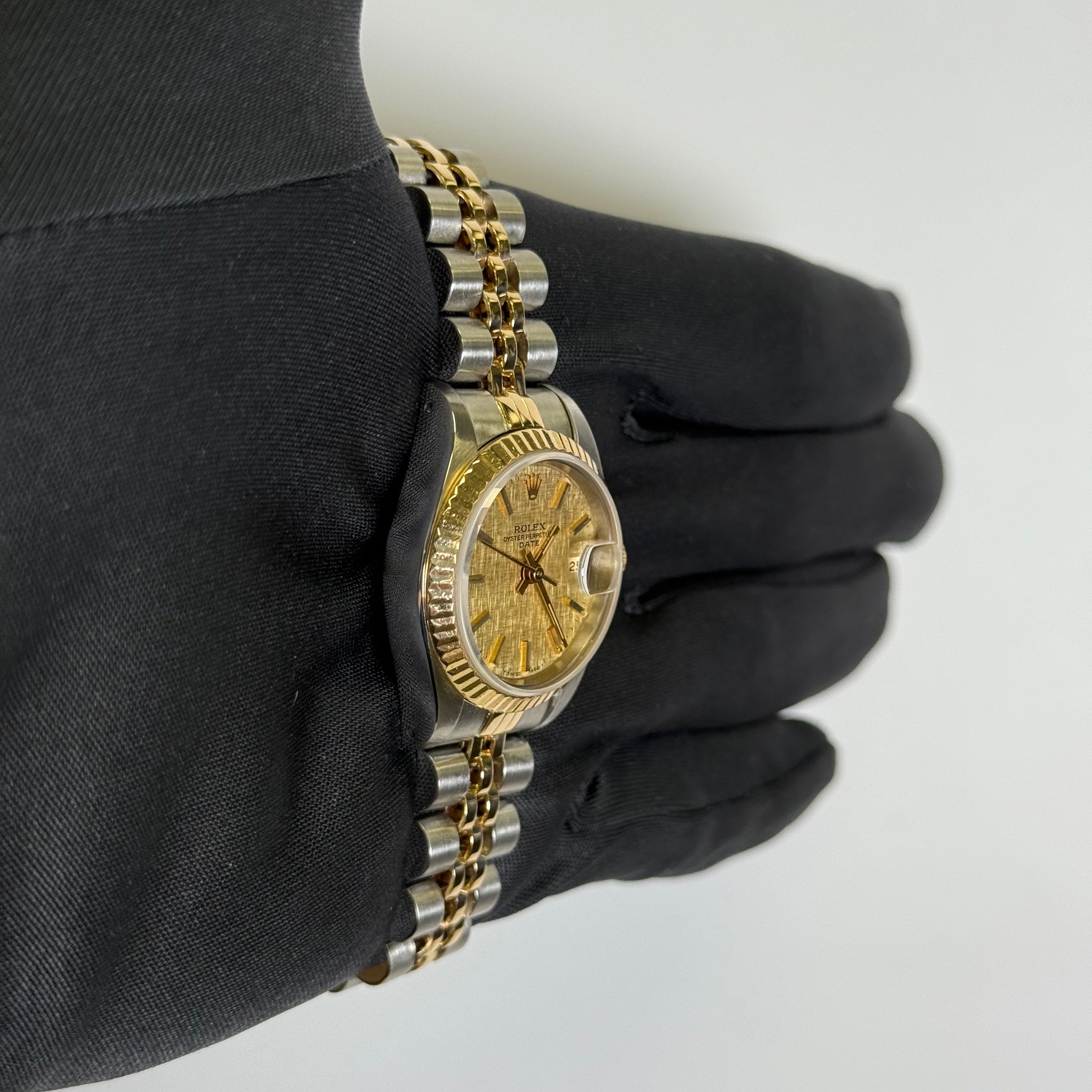 Rolex Datejust 26mm Champagne Dial Watch Ref# 69173 - Happy Jewelers Fine Jewelry Lifetime Warranty