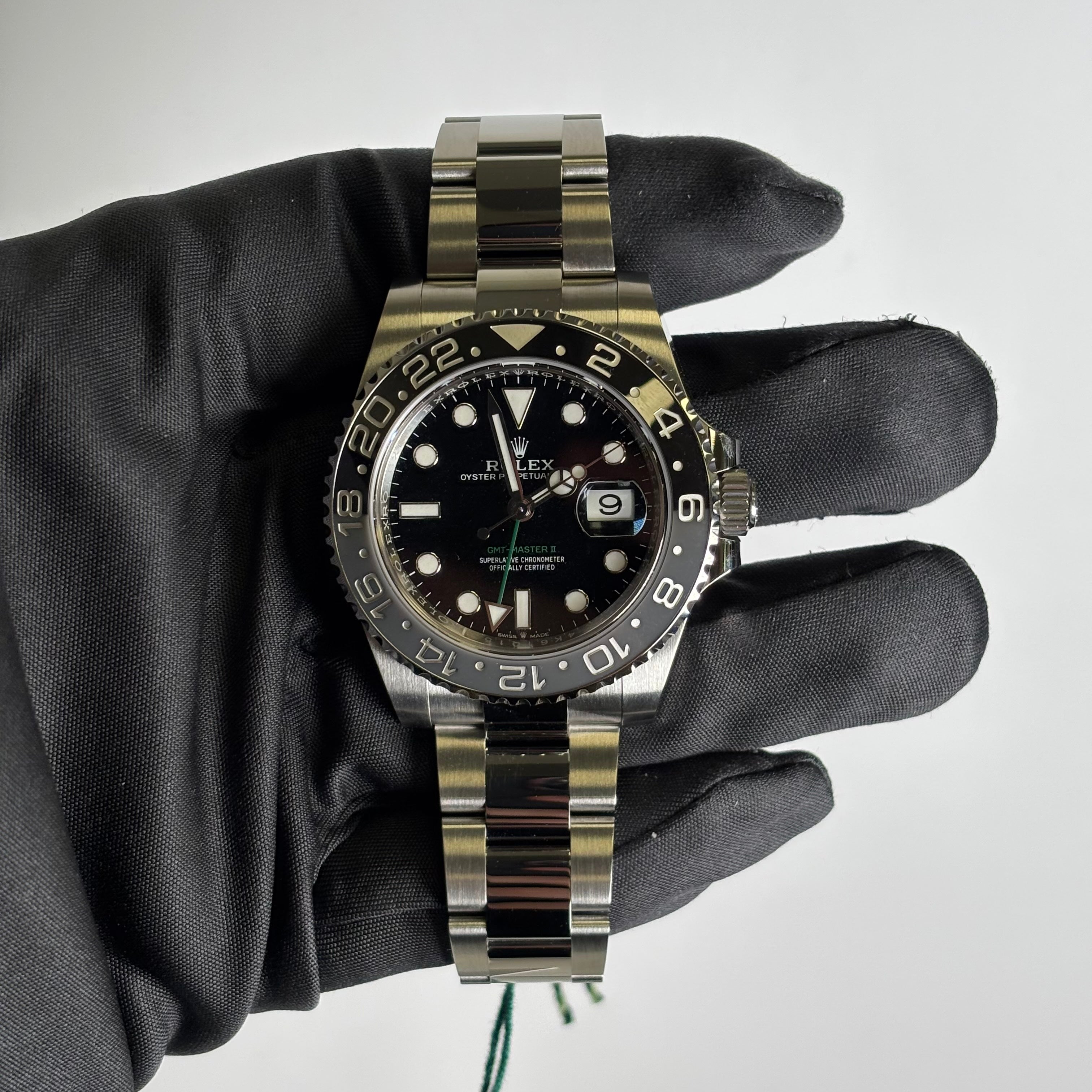 Rolex GMT-Master II 40mm Black Dial Watch Ref# 126710GRNR - Happy Jewelers Fine Jewelry Lifetime Warranty