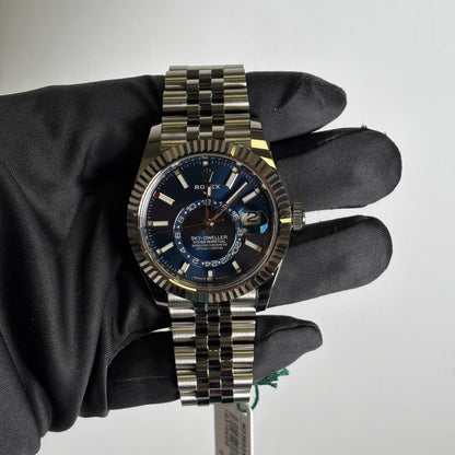 Rolex Sky-Dweller 42mm Blue Dial Watch Ref# 336934 - Happy Jewelers Fine Jewelry Lifetime Warranty