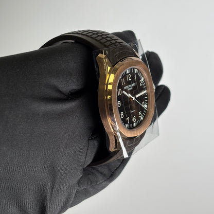 Patek Philippe Aquanaut TIFFANY STAMPED 40mm Brown Dial Ref# 5167R-001 - Happy Jewelers Fine Jewelry Lifetime Warranty