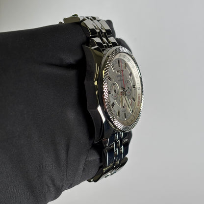 Breitling Bentley 49mm Silver Dial Watch Ref# A2536624/BB09 - Happy Jewelers Fine Jewelry Lifetime Warranty