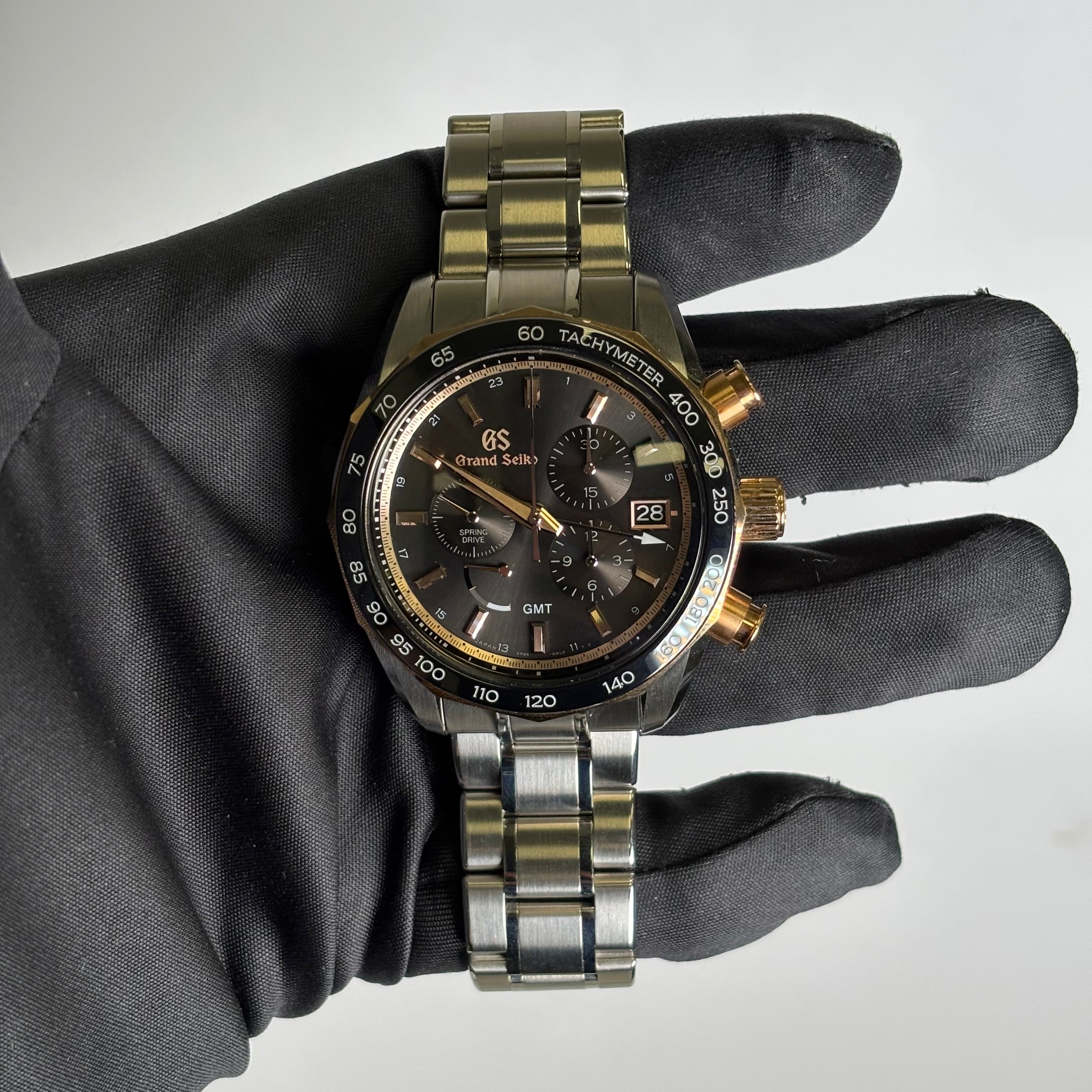 Grand Seiko Spring Drive 43.8mm Brown Dial Watch Ref# SBGC244 - Happy Jewelers Fine Jewelry Lifetime Warranty