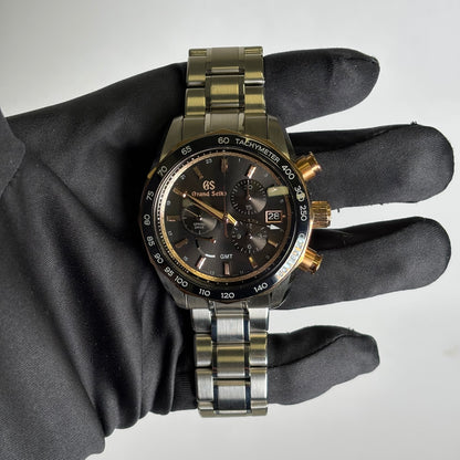 Grand Seiko Spring Drive 43.8mm Brown Dial Watch Ref# SBGC244 - Happy Jewelers Fine Jewelry Lifetime Warranty