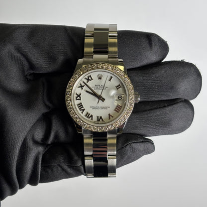 Rolex Datejust 31mm White Dial Watch Ref# 178274 - Happy Jewelers Fine Jewelry Lifetime Warranty