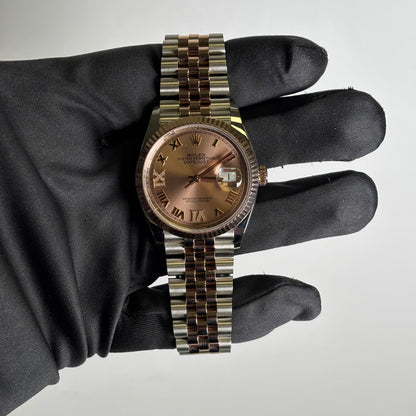 Rolex Datejust 36mm Pink Dial Watch Ref# 126231 - Happy Jewelers Fine Jewelry Lifetime Warranty