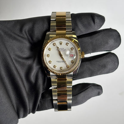 Rolex Datejust 36mm White Dial Watch Ref# 116233 - Happy Jewelers Fine Jewelry Lifetime Warranty