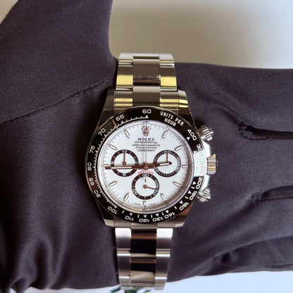 Rolex Daytona 40mm White Dial Watch Ref# 126500LN - Happy Jewelers Fine Jewelry Lifetime Warranty