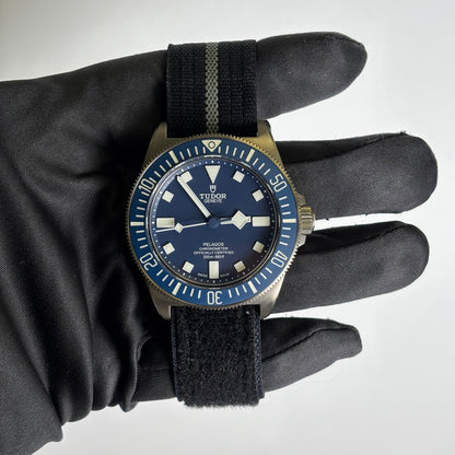Tudor Pelagos 42mm Blue Dial Watch Ref# 25707B/22 - Happy Jewelers Fine Jewelry Lifetime Warranty