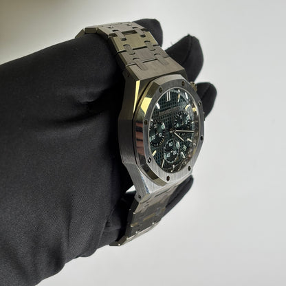 Audemars Piguet Royal Oak 41mm Green Dial Watch Ref# 26240ST.OO.1320ST.08 - Happy Jewelers Fine Jewelry Lifetime Warranty