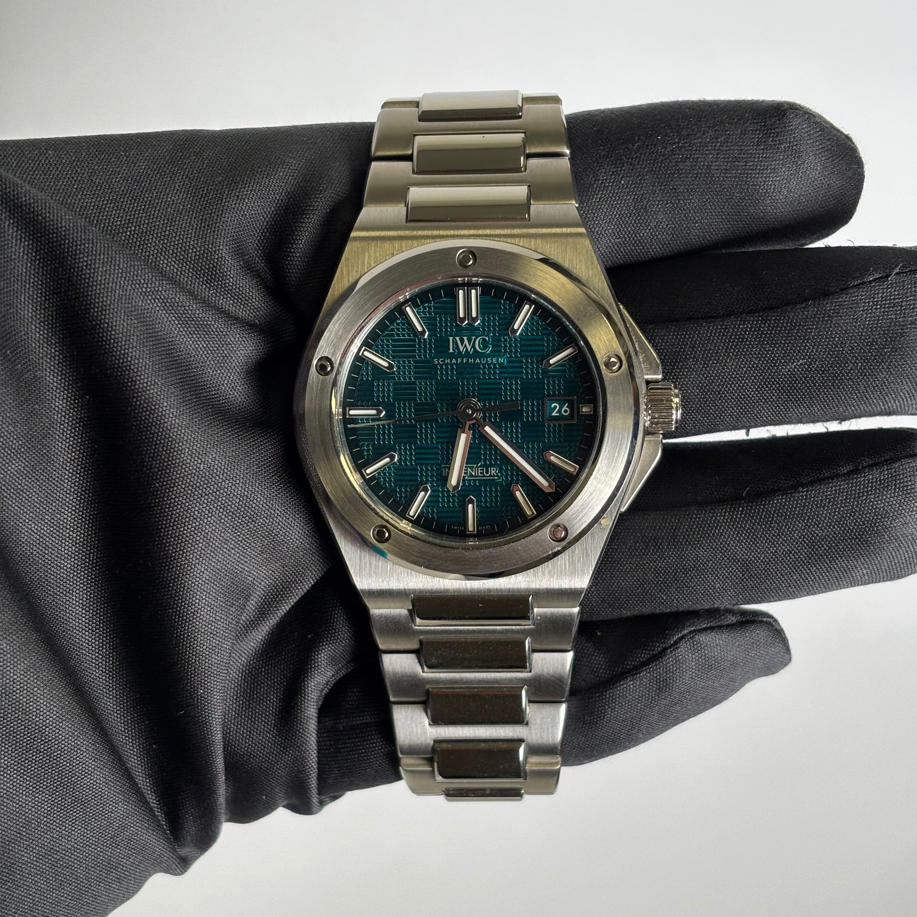 IWC Ingenieur 40mm Green Dial Watch Ref# IW328903 – Happy Jewelers