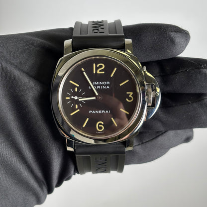 Panerai Luminor 44mm Black Dial Watch Ref# PAM00001 - Happy Jewelers Fine Jewelry Lifetime Warranty